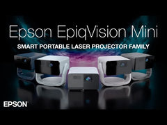 Epson EpiqVision Mini EF21 Portable Smart Laser Projector – Quartz Rose