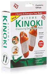 Kinoki Natural Detox Foot Patches – 10-Piece Cleansing Pack for Energy, Metabolism & Stress Relief