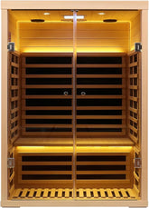Home Indoor Sauna, Luxury Tempered Glass Doors