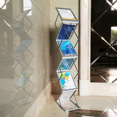 Zigzag Brochure Stand A4 Foldable