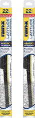 Rain-X Latitude 2-In-1 Water Repellent Wiper Blades β 22" (Pack of 2)