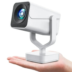 GCZ Mini Projector with WiFi and Bluetooth, HD 1080P Video Smart Projector with Android System