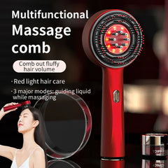 Electric Hair Regrowth Brush with Infrared Light