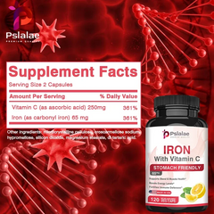 4-in-1 Calcium Supplement for Women & Men – Bone & Heart Health Support with Vitamin D3, K2 & Iron, Boosts Immunity & Energy