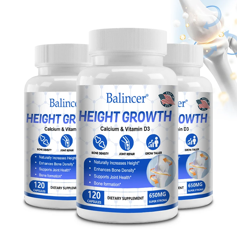 4-in-1 Calcium Supplement with Vitamin D3 & K2 for Bone Strength, Growth & Heart Health – Bone Density Support for Adults & Teens