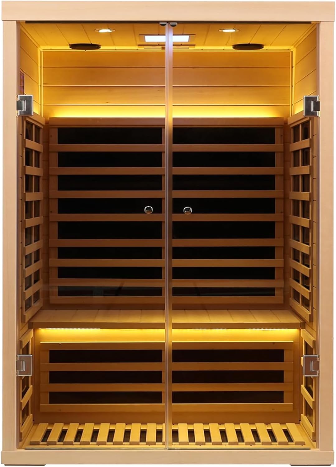 Home Indoor Sauna, Luxury Tempered Glass Doors