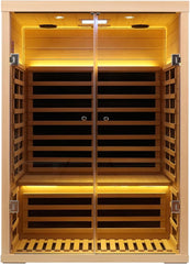 Home Indoor Sauna, Luxury Tempered Glass Doors