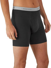 Hanes Men's Boxer Briefs, Cool Dri Moisture-Wicking Underwear, Cotton No-Ride-up for Men, Multi-Packs