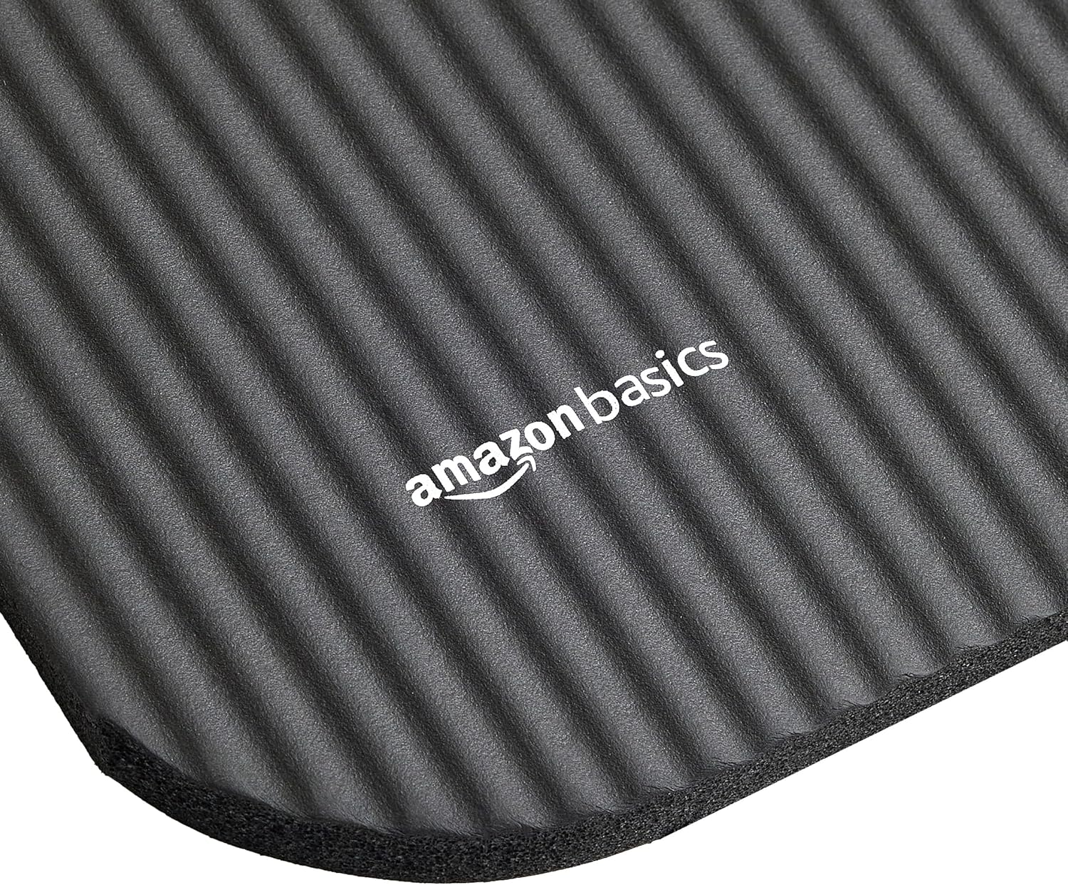 Amazon Basics 1/2 Inch Extra Thick Exercise Yoga Mat with Carrying Strap, Cushioned Support, for Fitness and Gym Workouts