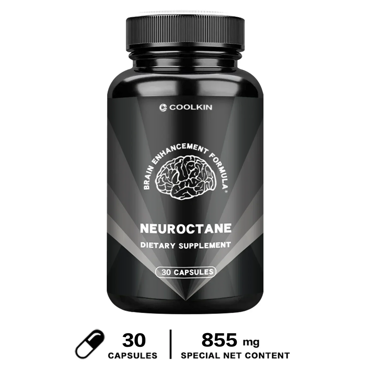 Neuroctane Brain Booster Supplement – Nootropic for Focus, Memory, Mental Clarity & Cognitive Support – Advanced Brain Health Formula for Men & Women