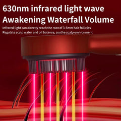Electric Hair Regrowth Brush with Infrared Light