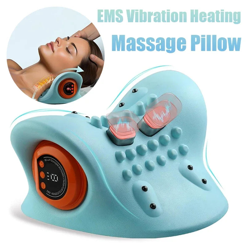 Electric Cervical Neck & Shoulder Massager with Traction Support – Lyra