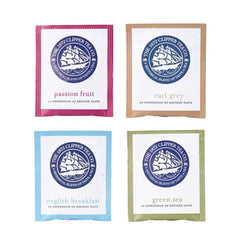 FOOD CULTURE JEWEL ROCK SUGAR Rock Sugar Stick 5s + The 1872 Clipper Tea Co. Tea Bags 5g (Passion Fruit + Earl Grey + English Breakfast + Green Tea + Chamomile Tea) Gift Box 80g