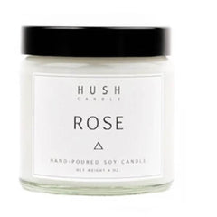 HUSH CANDLE Detoxifying Packset consists Rose Candle 113g + Detoxifying Roll-on 10ml + Detoxifying Room Spray 50ml