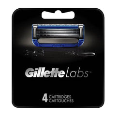 GILLETTE Labs Waterproof Heated Razor Blade Cartridge Refill 4s (Expiry: Nov`2025)