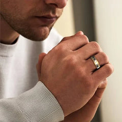Gold Ornica Wedding Ring